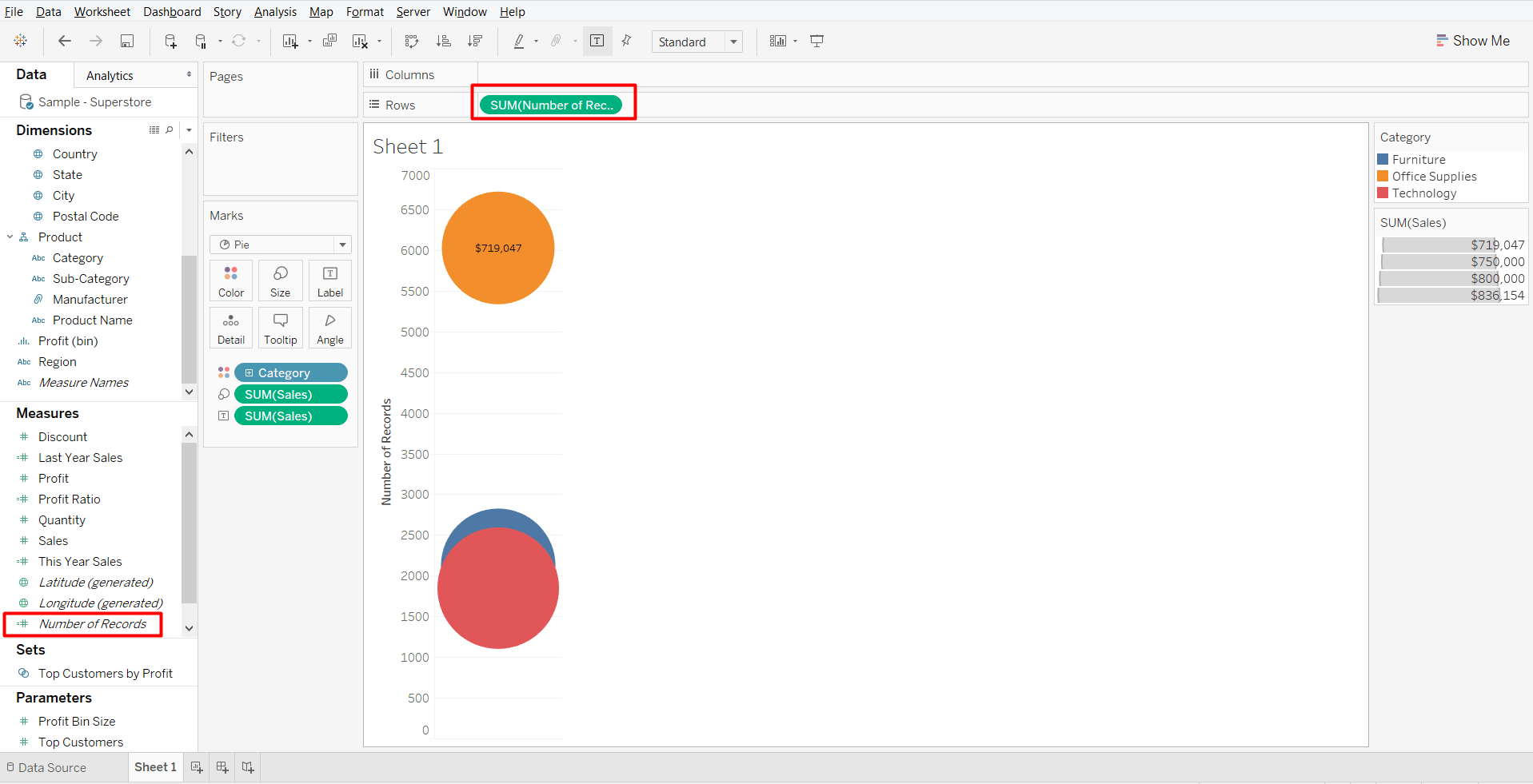 Increase Size Of Pie Chart Tableau